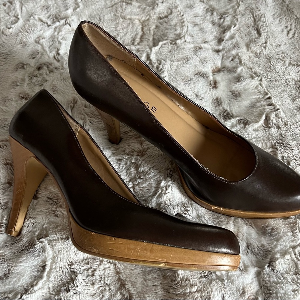 Brown heels